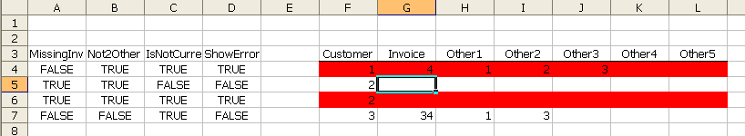 img: data entry table with conditional formatting